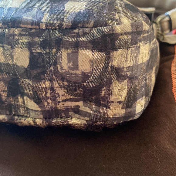 Coach Gold/Black mini shoulder Bag EUC - Picture 9 of 11